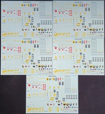 Warhammer 40K - Aeldari Craftworlds - Five (x5) Decal Transfer Sheets (2022)