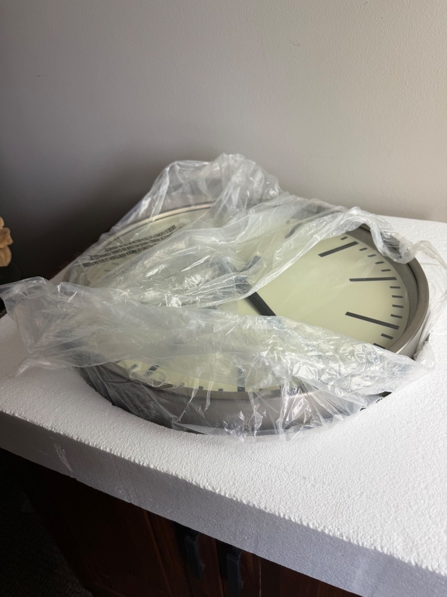 RESTORATION HARDWARE 1950'S FACTORY CLOCK - NEW IN BOX | eBay