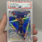 2020-21 Panini Recon Sky's the Limit Stephen Curry #3 Blue /99 Color Match PSA 9