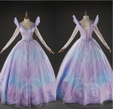 Glinda Costume Wicked: For Good cosplay Suit fullset