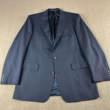 Brooks Brothers Men's Sport Coat Blazer Blue Size 43L Made in USA *Read*