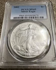 2003 $1 American Silver Eagle MS69 PCGS