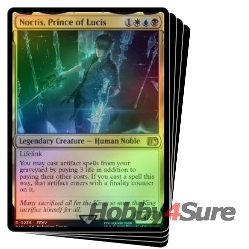 Foil Noctis, Prince Of Lucis X4 M/NM Magic: The Gathering