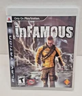 Sony Playstation 3 PS3 Infamous Manual Complete Tested Works Retro Game CIB 2009