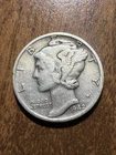 1942-D Mercury SILVER DIME ACTUAL Coin Get Today/Save/Fill Your Collection VF