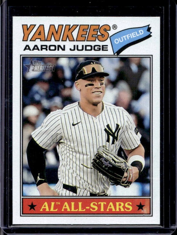 2026 Topps Heritage Aaron Judge #10 New York Yankees