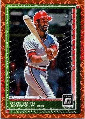 Ozzie Smith 2025 Donruss Optic Orange Velocity #3 St. Louis Cardinals