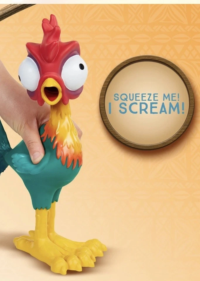Figura de juguete Disney Moana Squeeze and Scream HeiHei Foto 3 de 4