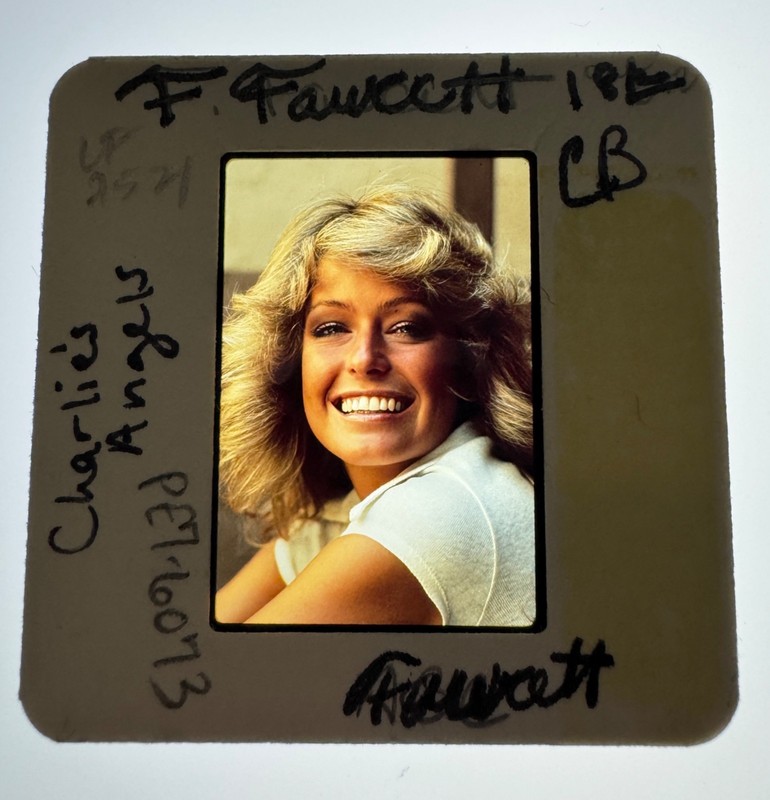Farrah Fawcett Charlie's Angels Vintage 35MM Slide