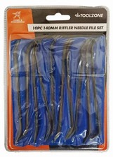 Needle Riffler File Set 10pc Double Ended Files 140mm x 3mm TOOL SALE!!