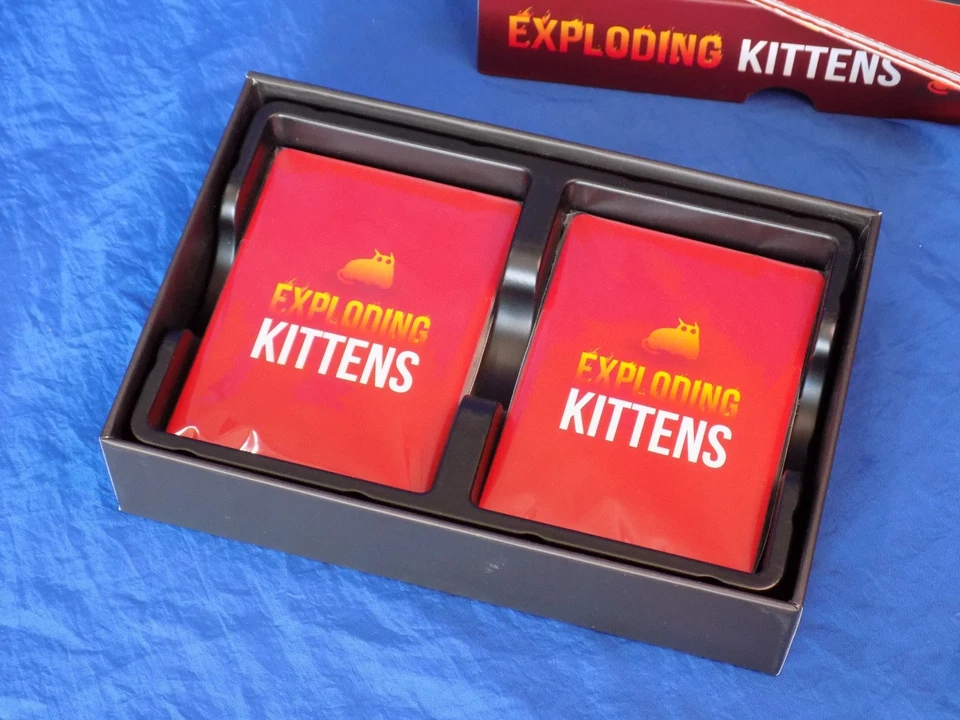 EXPLODING KITTENS A Card Game Sealed Contents It's Like Uno But with Goats 2015 - Image 2 of 4