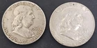 Ben Franklin Half Dollars 1963D and 1963  Lot of 2