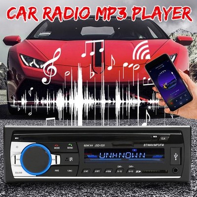 Autoradio mit Bluetooth Freisprecheinrichtung USB Micro-SD AUX-IN MP3 FM 1 DIN