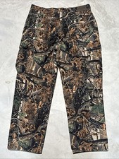 Men's Cabelas Seclusion Woodland Camo Pants Lightweight Hunting Outdoors 38x33