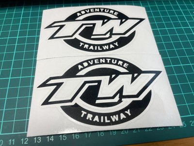 #ad Yamaha Tw225 Tank Sticker Matte Black $33.92