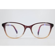 B.U.M. Equipment Breathtaking Wine Burgundy Ombre Cat Eye Eyeglasses 50-17-135