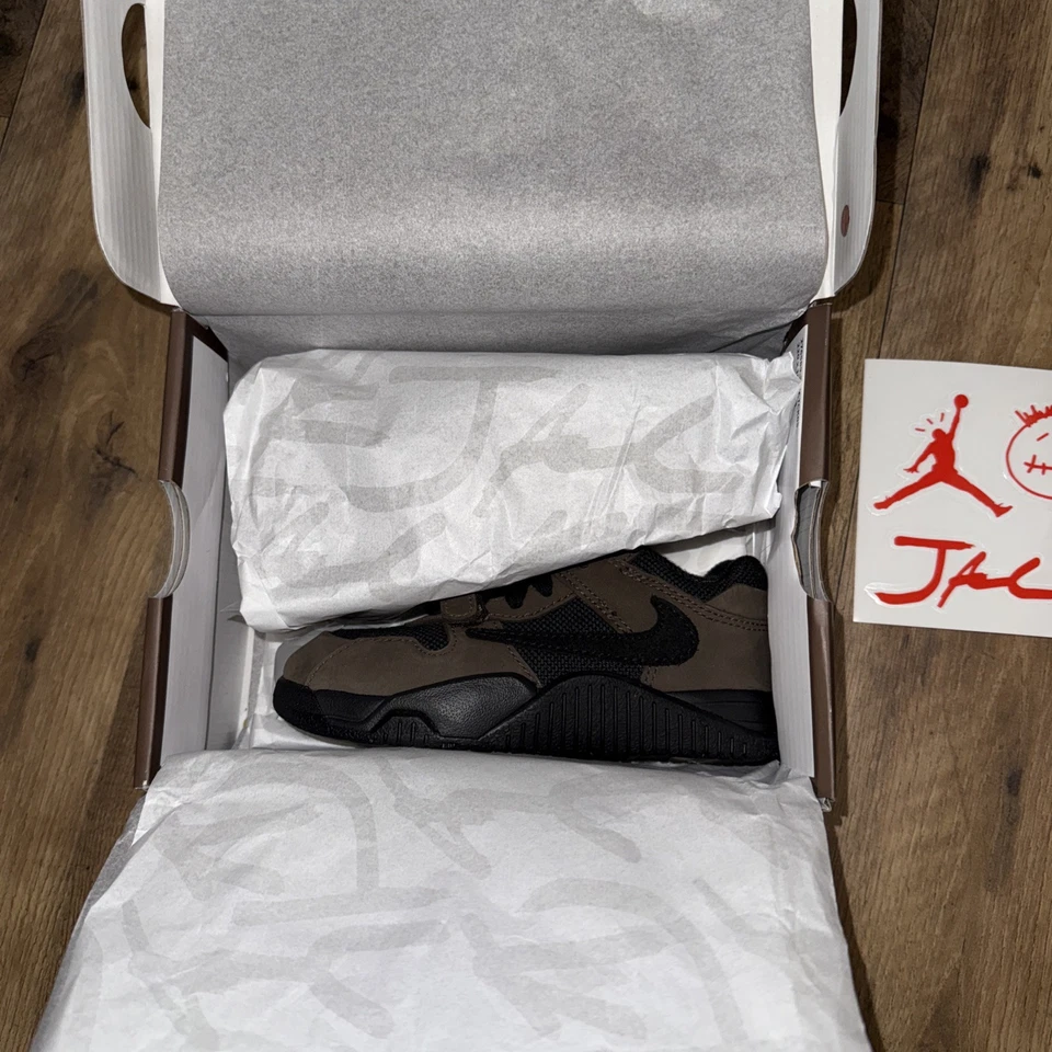 Малыш Jordan Jumpman Jack TR X Travis Scott «Dark Mocha» 10C - Изображение 2 из 4