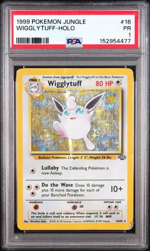 Wigglytuff (Unlimited) graded PSA 1 for sale on eBay