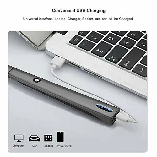 Encendedor Electrónico Sin Llama con Batería LED Encendedor de Arco Recargable Foto 3 de 4