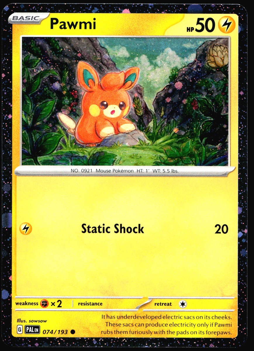 Pawmi Paldean Adventure Chest Promo #074/193 PAL Pokemon Card R1