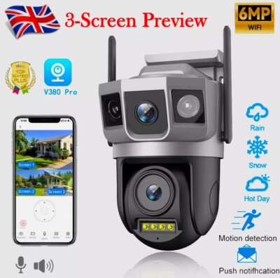 Wireless WIFI IP Kamera Outdoor CCTV PTZ PIR 4K Smart Home Überwachungskamera IP66