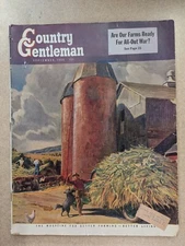Lot of 4 Country Gentleman Magazines 1949-1951. Farming. Vintage Ads. VG