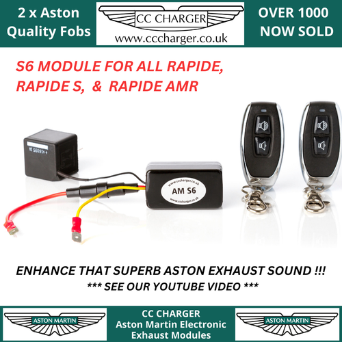 Aston Martin Rapide and Rapide S S6 Exhaust Bypass Remote Control