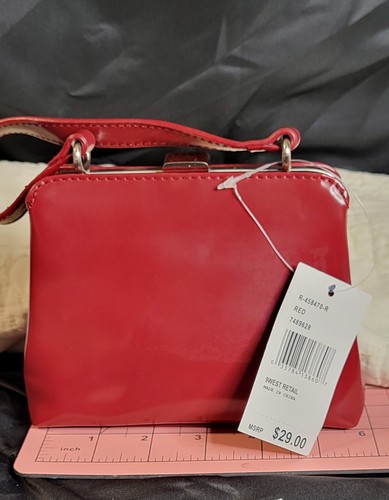 Red 9 West Purse - Afbeelding 1 van 4