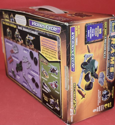 REVELL R.A.M.S. Vicious Cycle W/ Eco Raider CASE FRESH - Picture 2 of 3