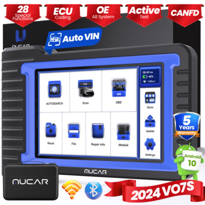 MUCAR VO7S OBD2 Bidirectional Scanner All System Diagnostic Tool CANFD 28+ Reset