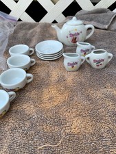 Barbie 13 Piece China Tea Set - 1992 Chilton Toys K8