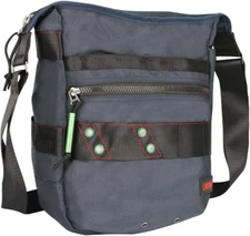 Larswon Vertical Messenger Bag, Crossbody Bag, Shoulder Bag Tablets Bag Satchel