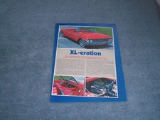 1962 Ford Galaxie Xl Convertible Vintage Article Xl-eration Tri-power 406