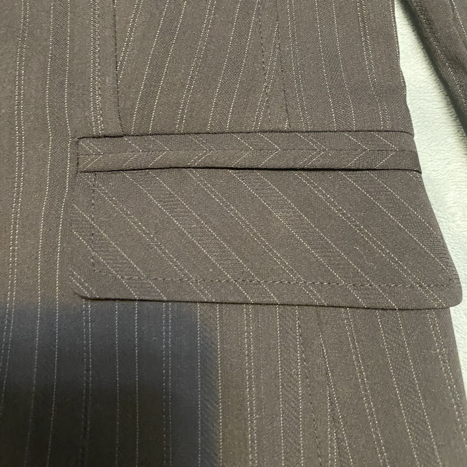 ANN TAYLOR jacket Size 2 Solid Black Dark Charcoa… - image 5