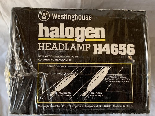 NOS Westinghouse Rectangular Low Beam Headlamp light H4656 - Foto 3 di 3