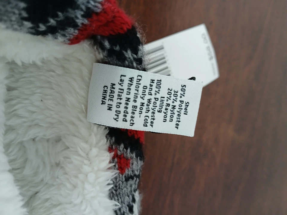 Vera Bradley Cozy Cowl Playful Penguins Red New With Tags - Image 2 of 4
