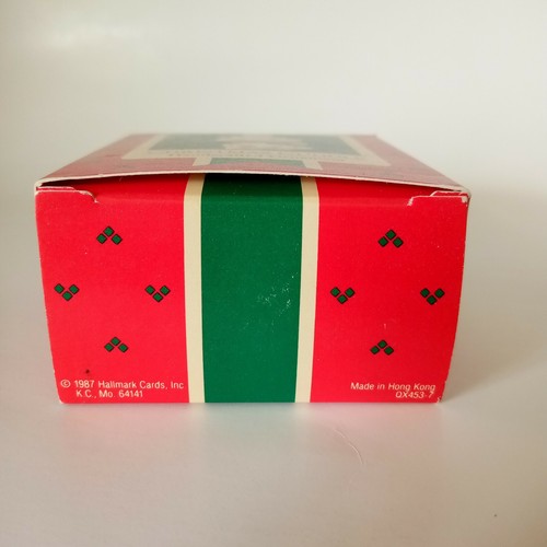 Hallmark Ornamento Navidad Mimos Vintage 1987 Caja Original QX4537 EXC - Imagen 2 de 7
