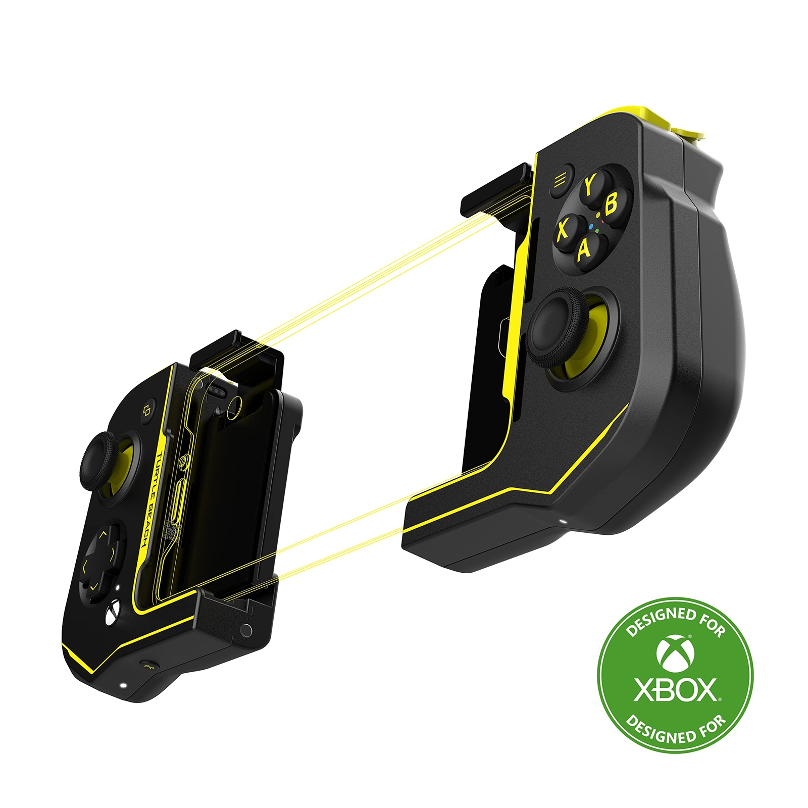 Xbox Series X Turtle Beach Atom Controller - Black/Yellow Android Game NUOVO