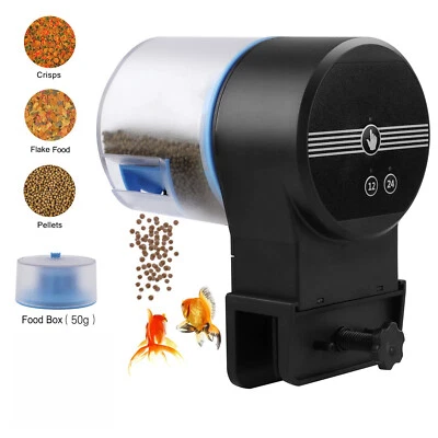 SUNSUN Adjustable Auto Fish Feeder Feeding Aquarium Tank Automatic Food Dispenser Timer