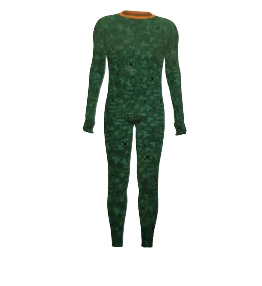 ClimateRight by Cuddl Duds Boy Minecraft Ropa Interior Cálida Conjunto de 2 Piezas Talla L 10-12 Foto 2 de 4