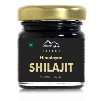 Valley Pure Himalayan Shilajit (50 GMS) Gold Grade for Power and Energy