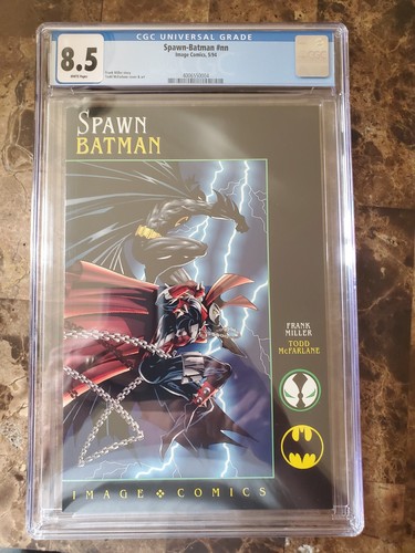 Spawn Batman #nn 5/94 CGC 8.5 (grader notes -ink lift back cover)