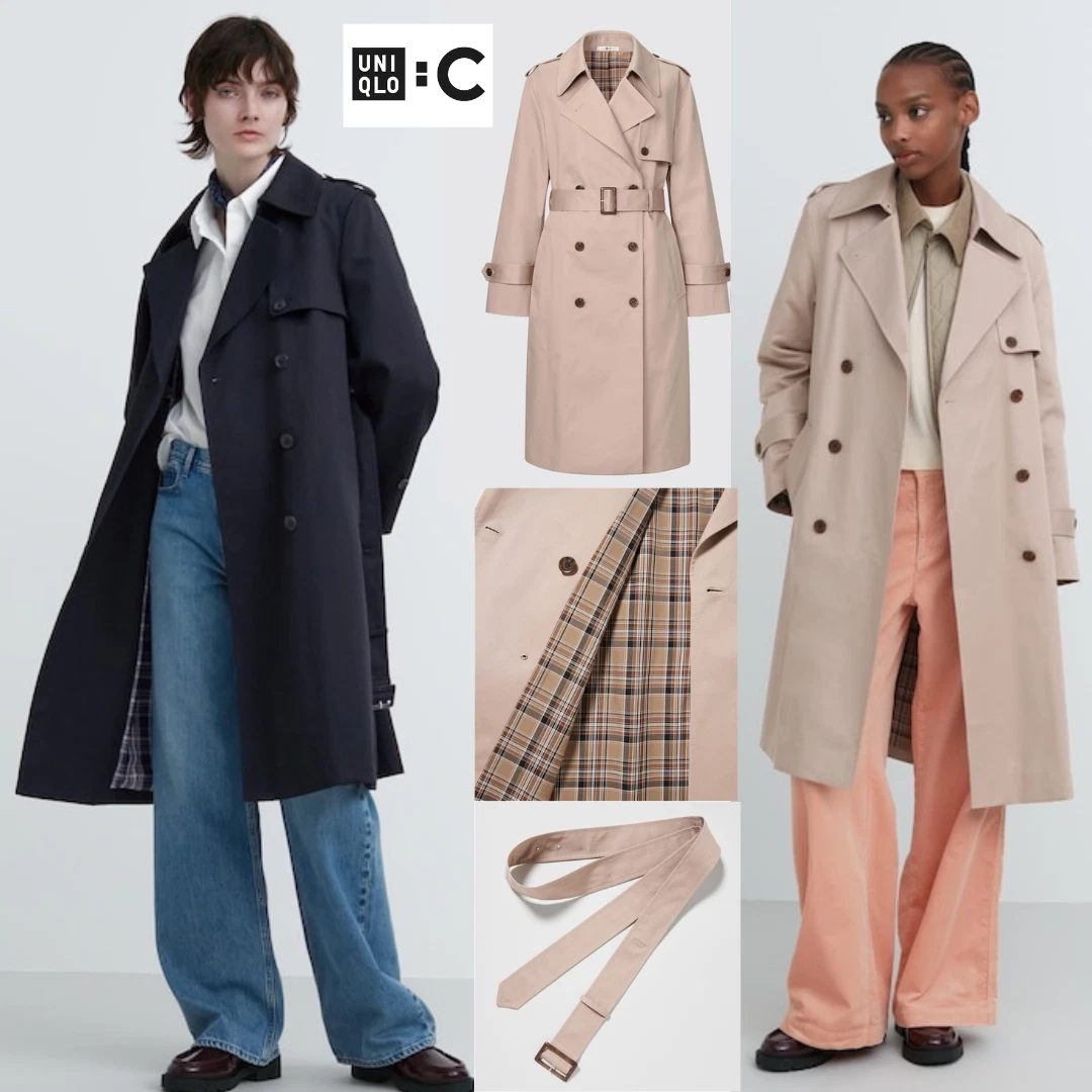 Uniqlo relaxed trench coat new arrivals