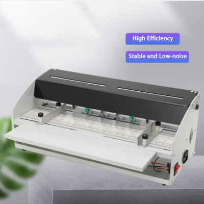 3-in-1 Elektrische Nutmaschine Rillmaschine 220V Multifunction Perforiergerät DE