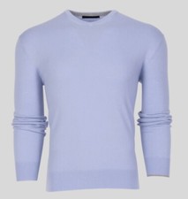 Greyson Cheyenne V Neck Sweater-Men's-Heron Blue-Brand New w/Tags-Retail 199