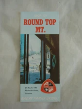 Round Top Mt. Ski Resort, Plymouth Union, Vermont, Ski Brochure 1969-70