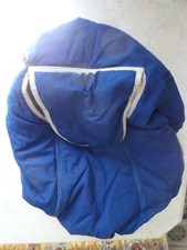 NWOT Baby Connection Reversible Blue Tan Infant Wind Cold Car Seat Carrier Cover