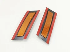 Front Bumper Amber Side Reflectors For BMW X5 E70 2007-2010 Pair New