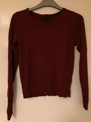 new look size 8 red jumper
