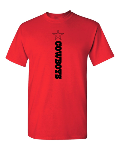 Dallas Cowboys Vertical Design - All Colors + Sizes S-5XL & Youth Kids - Picture 5 of 12